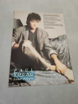 TPEEP137 MAGAZINE ADVERT 11X8'' PAUL YOUNG - SOME PEOPLE SONG WORDS