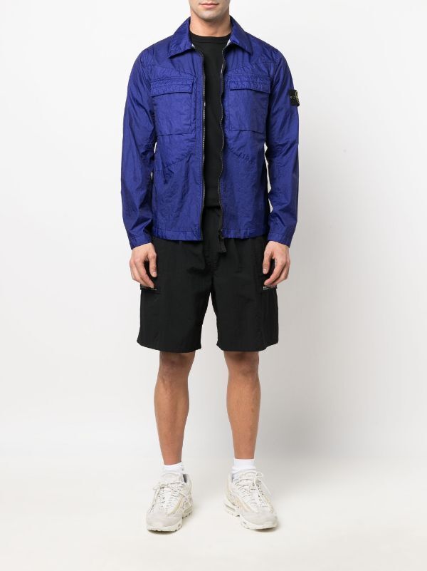 STONE ISLAND MEMBRANA 3L TC 10323 nylon Overshirt Jacket STONE ISLAND MEMBRANA 3L TC 10323 nylon Overshirt Jacket