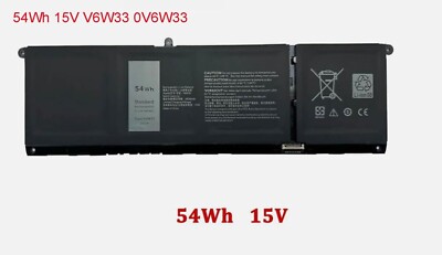 54Wh 15V Battery for Dell Inspiron 14 5425 14 5430 14 5420 14 Plus