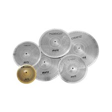 Low Volume Cymbal Pack 14'Hi-hat 16"Crash 18'Crash 20"Ride 5 Pieces Silver an...