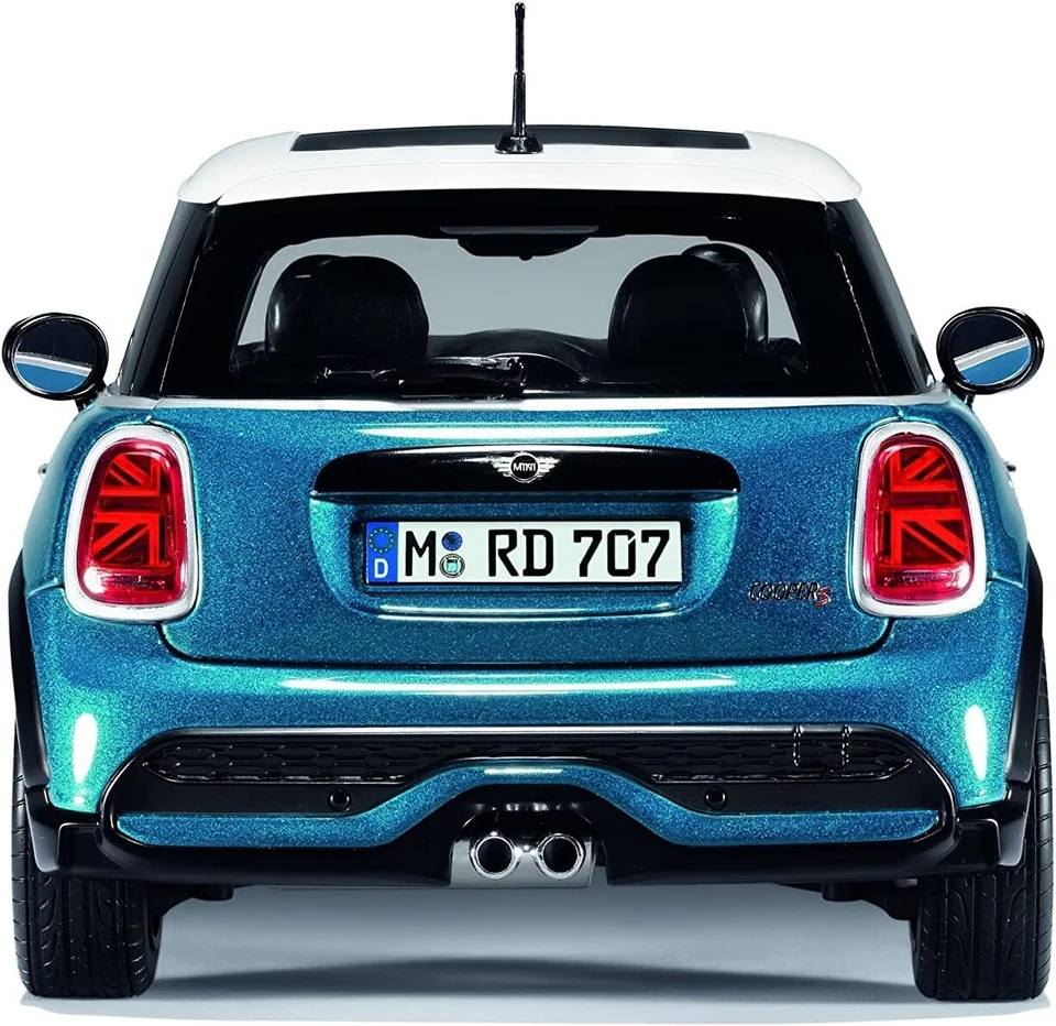 BMW Mini Genuino Coche Modelo NOREV Island Blue Mini Cooper S 2022 1:18 80435A21537 Foto 3 de 3