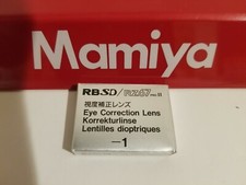 Mamiya RB / RZ prism finder -1 minus one DIOPTER/EYE CORRECTION LENS