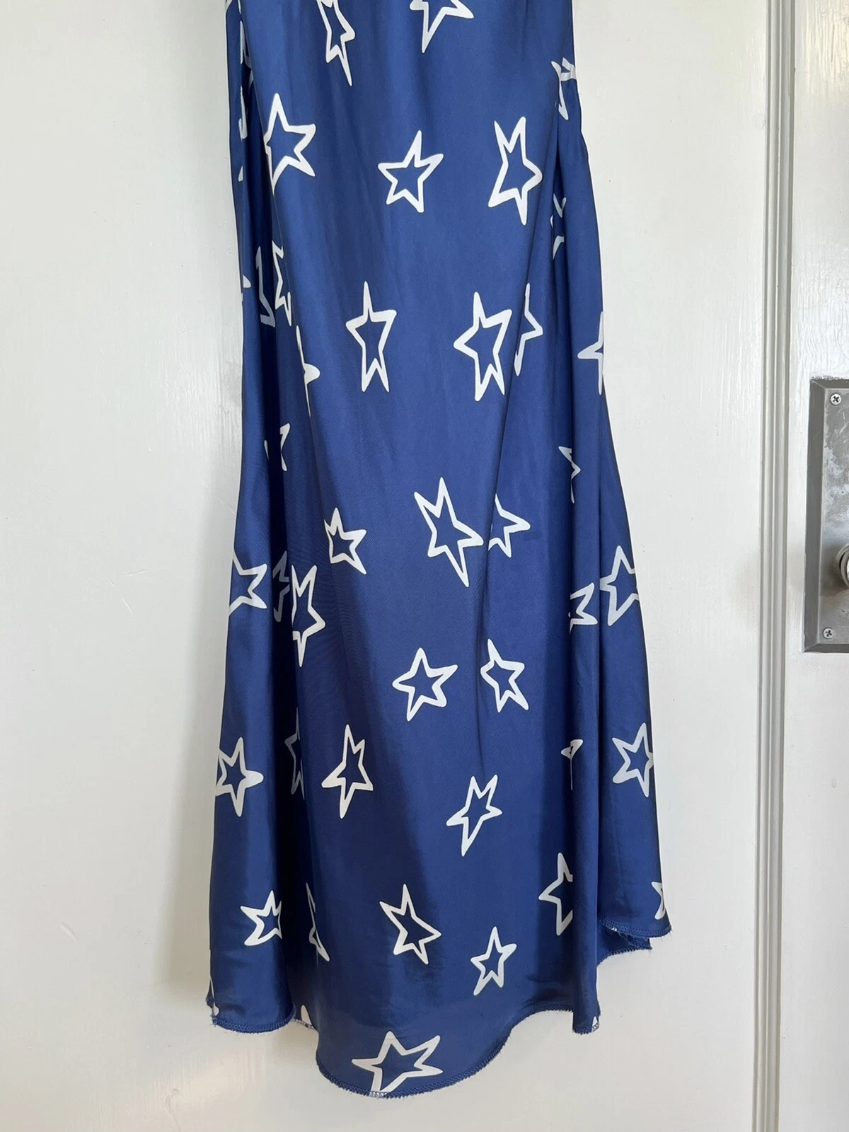 MAISON MARGIELA Abito slip Maison Martin Margiela S S 2007 etichetta bianca passerella stampa stelle IT 44