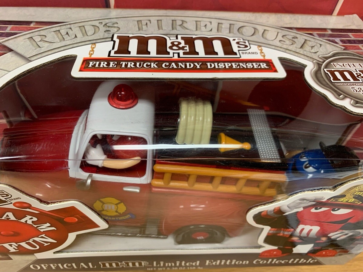 M&M's Red's Firehouse Fire Truck Candy Dispenser: Official