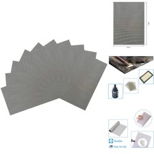 Durable 120 Mesh Wire Screen - 10 Pcs Stainless Steel Mesh for Repairs, 8x6 Inch