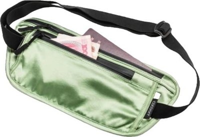 Cocoon Secret Wallet Silk Waist Pack, Light Green