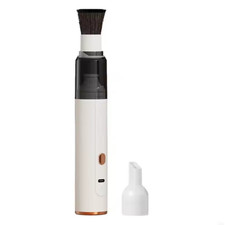 1pc Coffee Grinder Cleaner Mini Vacuum Powerful Suction White USB Charging