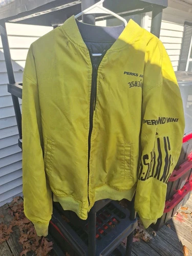 Converse x Perks and Mini PAM Mutation Reversible Bomber Jacket Yellow Large L  - product listing photo