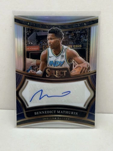 2024-25 Panini Select Bennedict Mathurin Silver Auto /249 SSP