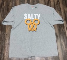 Disney Parks Mens Gray Salty Mickey Mouse Cre...