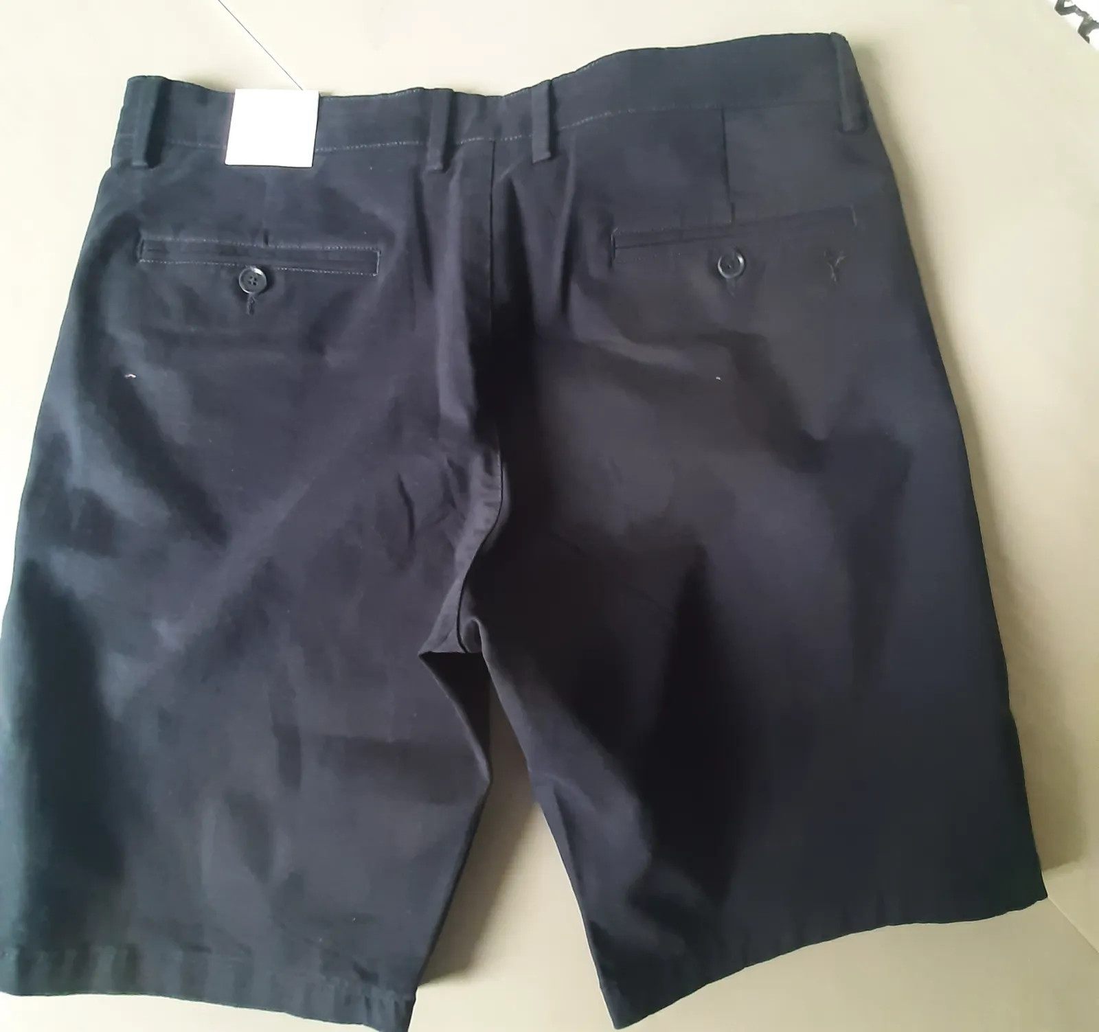 Douglas Hayward Tailored Shorts Mens 34W Dark Navy Comfort Fit BNWT Designer image 2