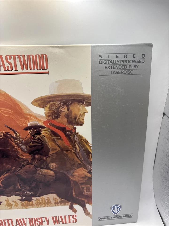 Vintage The Outlaw Josey Wales Laserdisc Movie Clint Eastwood Western 2 Discs - Image 3 of 4