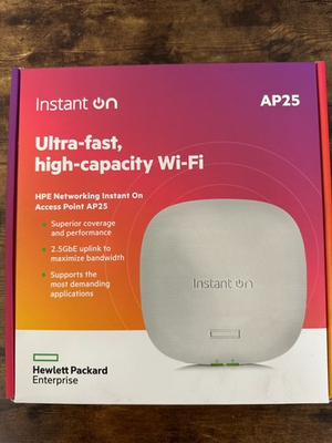 #ad HPE R9B32A Instant On DualBand Wi Fi 6 802.11ax 5.30Gbit s Wireless Access Point $175.00