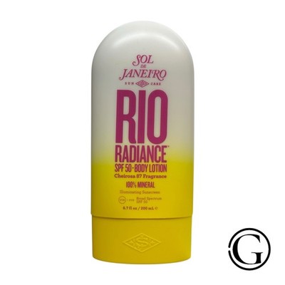 Sol de Janeiro Rio Radiance Body Lotion SPF 50, 200 ML, 6.7 Fl Oz Full Size NWOB