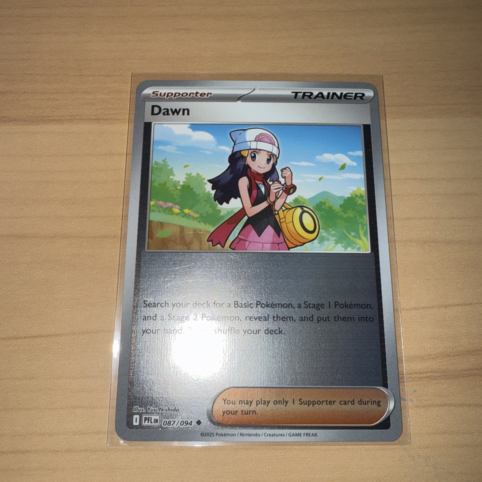 Dawn 087/094 Reverse Holo Pokémon Phantasmal Flames NM