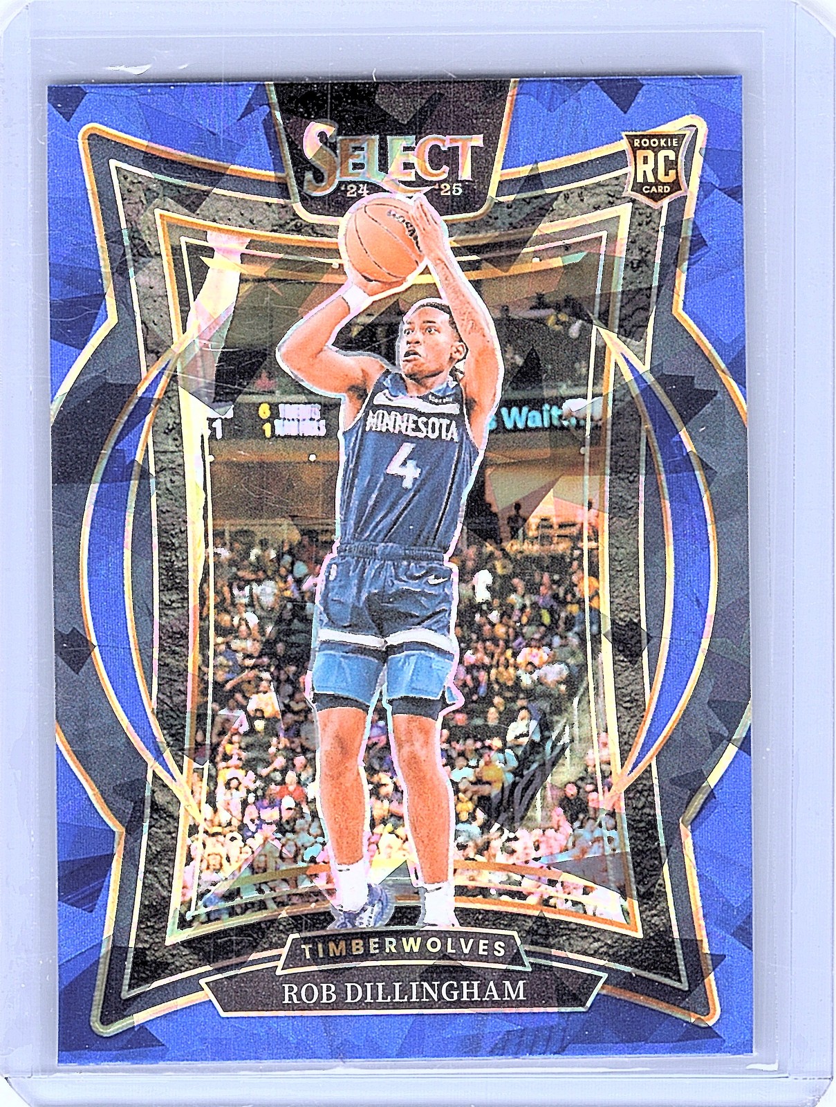 2024-25 Panini Select #84 Rob Dillingham Blue Prizm