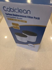 2 Pack MA-14 True HEPA Carbon Replacement Filters Fit Cabiclean MA-14B MA-14W
