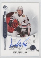 2020-21 SP Authentic Auto Future Watch 308/999 Lucas Carlsson #221 Auto 1h6a
