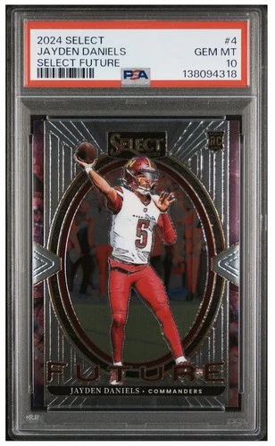 2024 Select PSA 10 RC💎Select Future Jayden Daniels🏆ROOKIE of the YEAR🏆#4 🎉