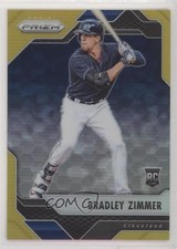 2017 Panini Chronicles Prizm Gold Prizm 5/10 Bradley Zimmer #14 7rd