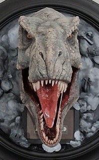 life size bust t rex 1:5 scale t rex prop jurassic world rebirth.........l@@k
