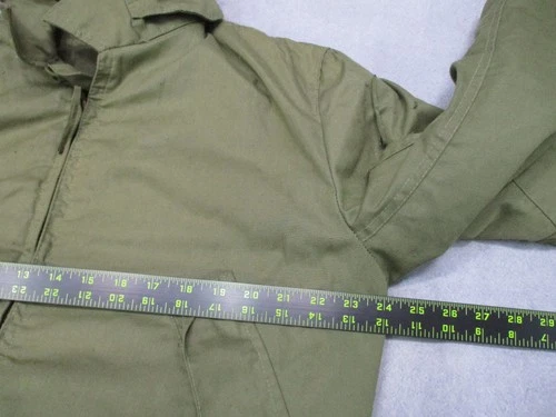 Vintage Alpha Industries CWU-45/P Flight Jacket Cold Weather Aramid Large Long image 15