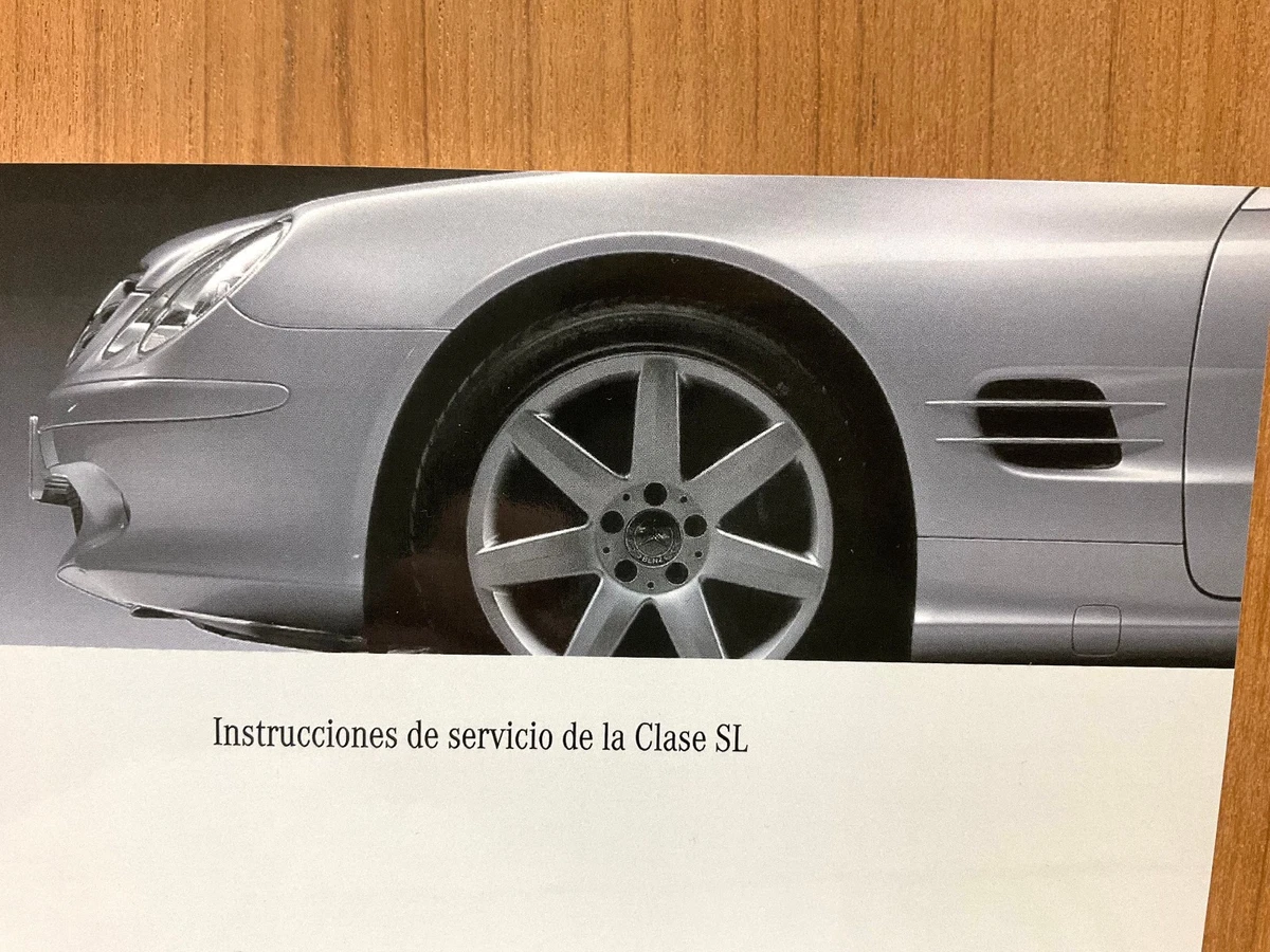 2004 Mercedes-Benz SL500 / SL55 AMG Owner's Manual - Paper Handbook & Guide