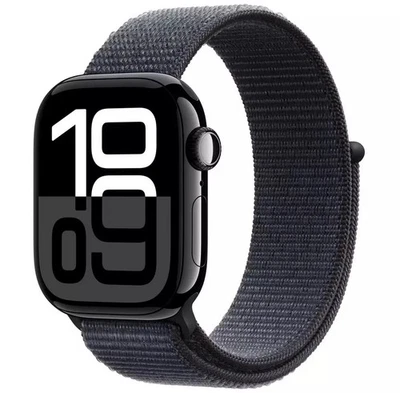 NEW Apple Watch Series 10 GPS 42mm Sports Smartwatch - Jet Black/Carbon Neutral