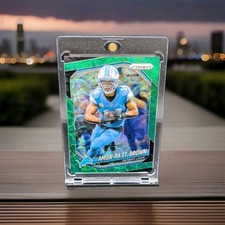 2025 Panini Prizm Amon-Ra St. Brown Green Scope /75 No. 187 Detroit Lions