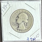 1939-S Washington Quarter  90% Silver  Semi-Key  Date Looks F
