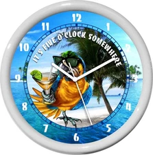 It's Five O'Clock 5:00 Somewhere Retirement Parrot Head Jimmy Buffet Boomer 0724