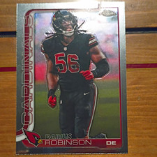 Topps 2025 Topps Chrome Rookie Darius Robinson Arizona Cardinals NFL Card #9. rookie card picture