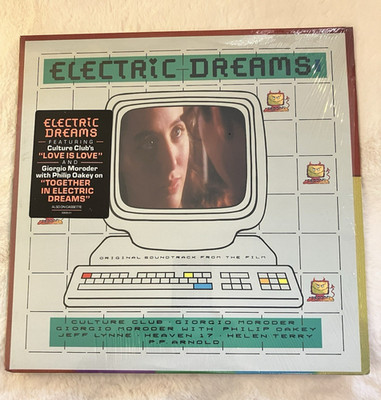 ELECTRIC DREAMS SOUNDTRACK LP 1984 - CULTURE CLUB- GIORGIO MORODER - JEFF LYNNE