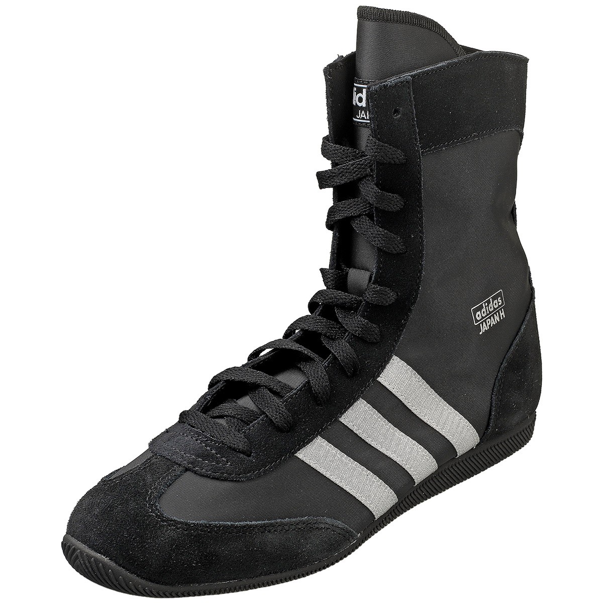 adidas ボクシングシューズ ブラック ハイカット adidas ボクシングシューズ ブラック ハイカット - メルカリ