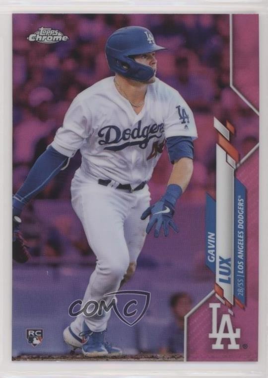 2020 Topps Chrome Pink Refractor Gavin Lux #148 12g7