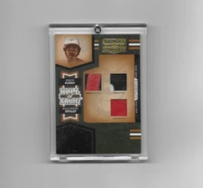 2005 PRIME PATCHES EDDIE MURRAY #HF-2 TRIPLE PATCH JERSEY 1/1 ORIOLES HOF