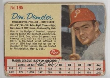 1962 Post Don Demeter #195
