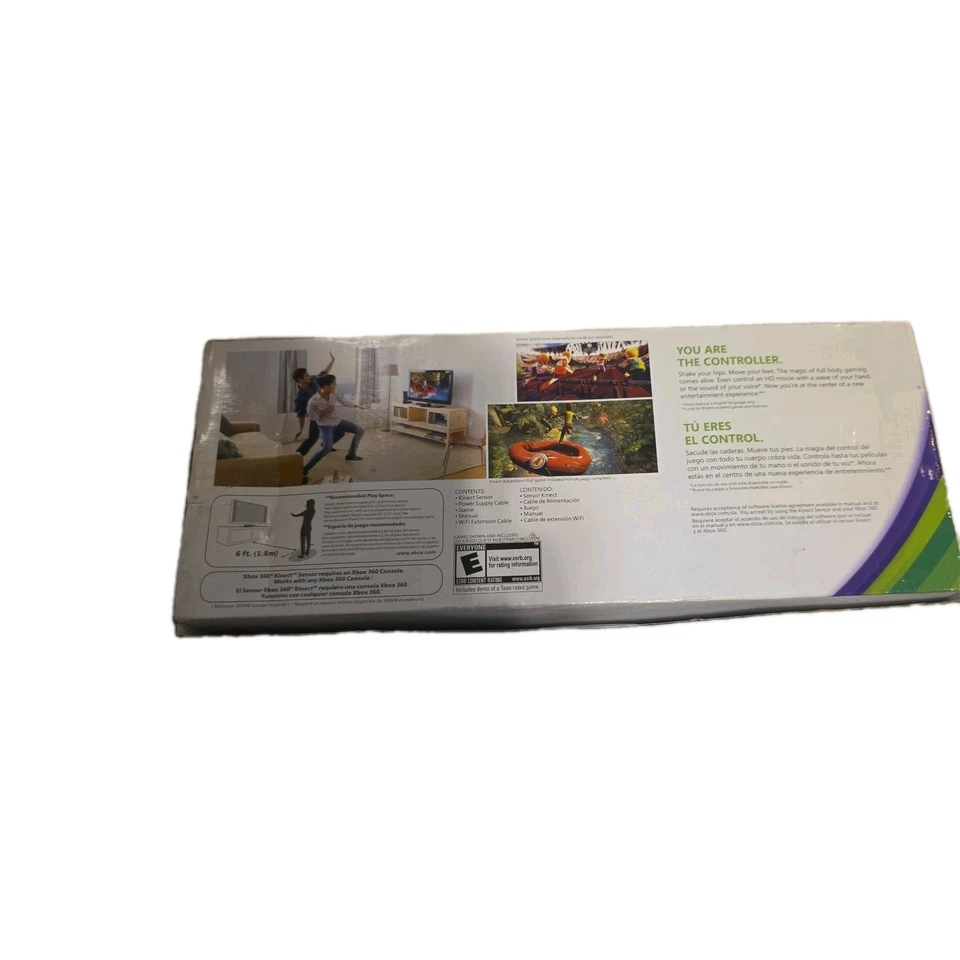 Xbox 360 Kinect Sensor Camera Bundle with Kinect Adventures (Sealed) Brand New - Image 3 of 3