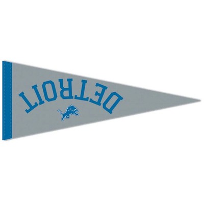 DETROIT LIONS TURNOVER DESIGN ROLL UP PREMIUM FELT PENNANT 12''x30'' WINCRAFT