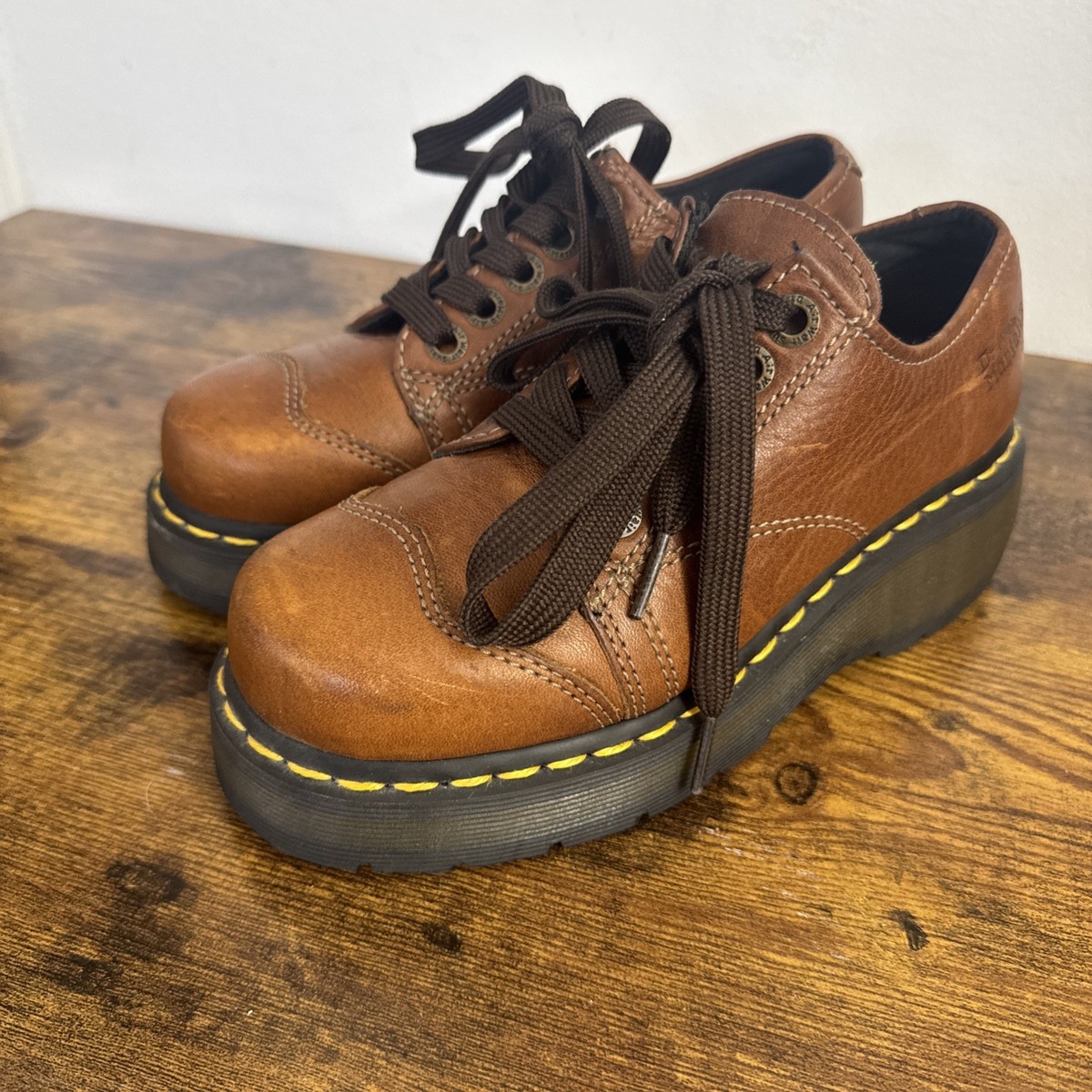 Dr Doc Martens 8651 womens size 7 shoes platform chunky oxford 90s