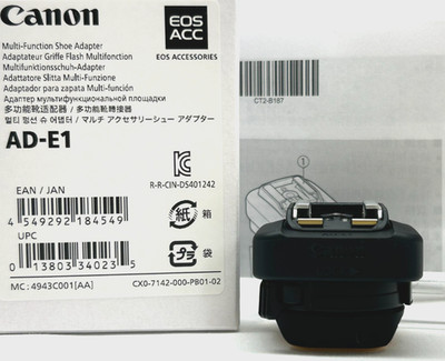 [New] Canon AD-E1 Multi-Function Shoe Adapter for EOS R3/R6 MKII/R7/8/10/ 50