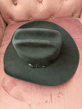 Gray Cowboy Fedora Men s Hat Size 7.25/58 Felt