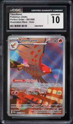 Talonflame graded CGC 10 for sale on eBay