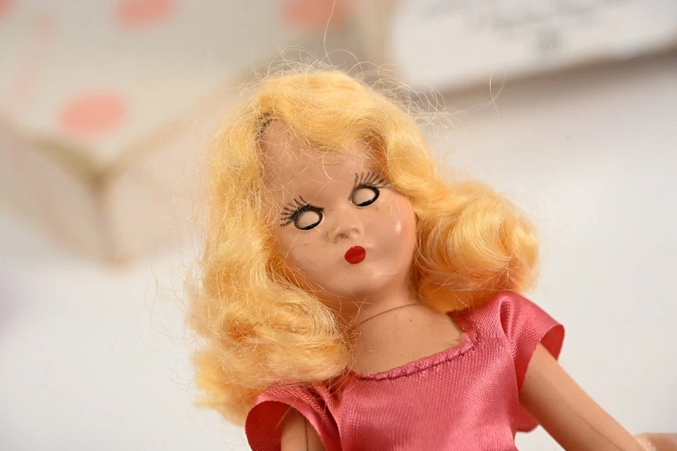 Vintage 1950-54 Nancy Ann Storybook Jtd January #187 In Polka Dots; Original Box - Image 4 of 4