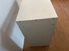 White Freestanding Home Office/Study Desk with Open Storage Shelf — photo 4