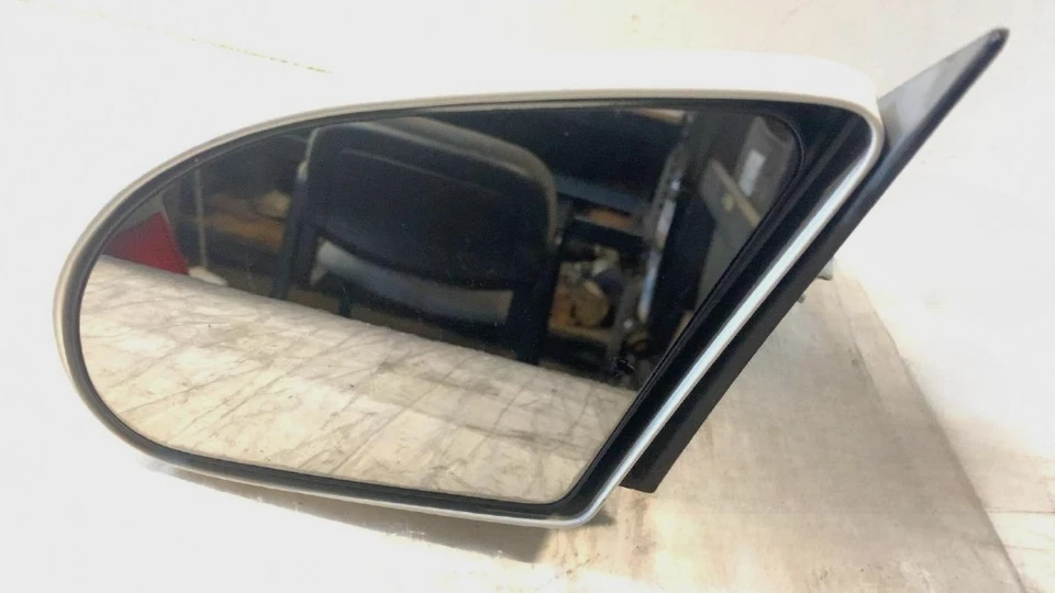 1989-1997 Ford Thunderbird Left Driver Side View Power Mirror Door White Oem Foto 2 de 4