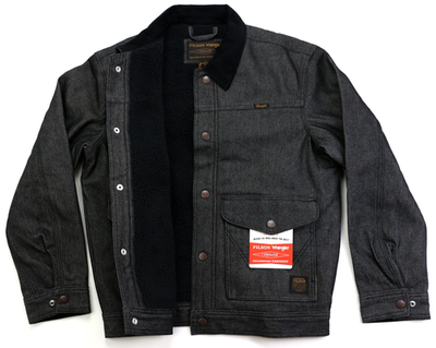 Filson x Wrangler Denim Work Jacket Men's Sizes Sherpa Lined 14.5