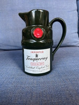Vintage Pub Bar Style Pitcher Pub: Tanqueray Gin Ceramic (c2)