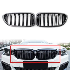 Carbon Fiber Style Front Grille for BMW 5 Series G30 G31 G38 530i 540i 17-19 New