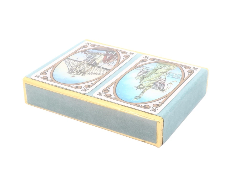 Винтажный Tiffany & Co игральные карты комплект один запечатанный оба полный редкая - Изображение 2 из 4